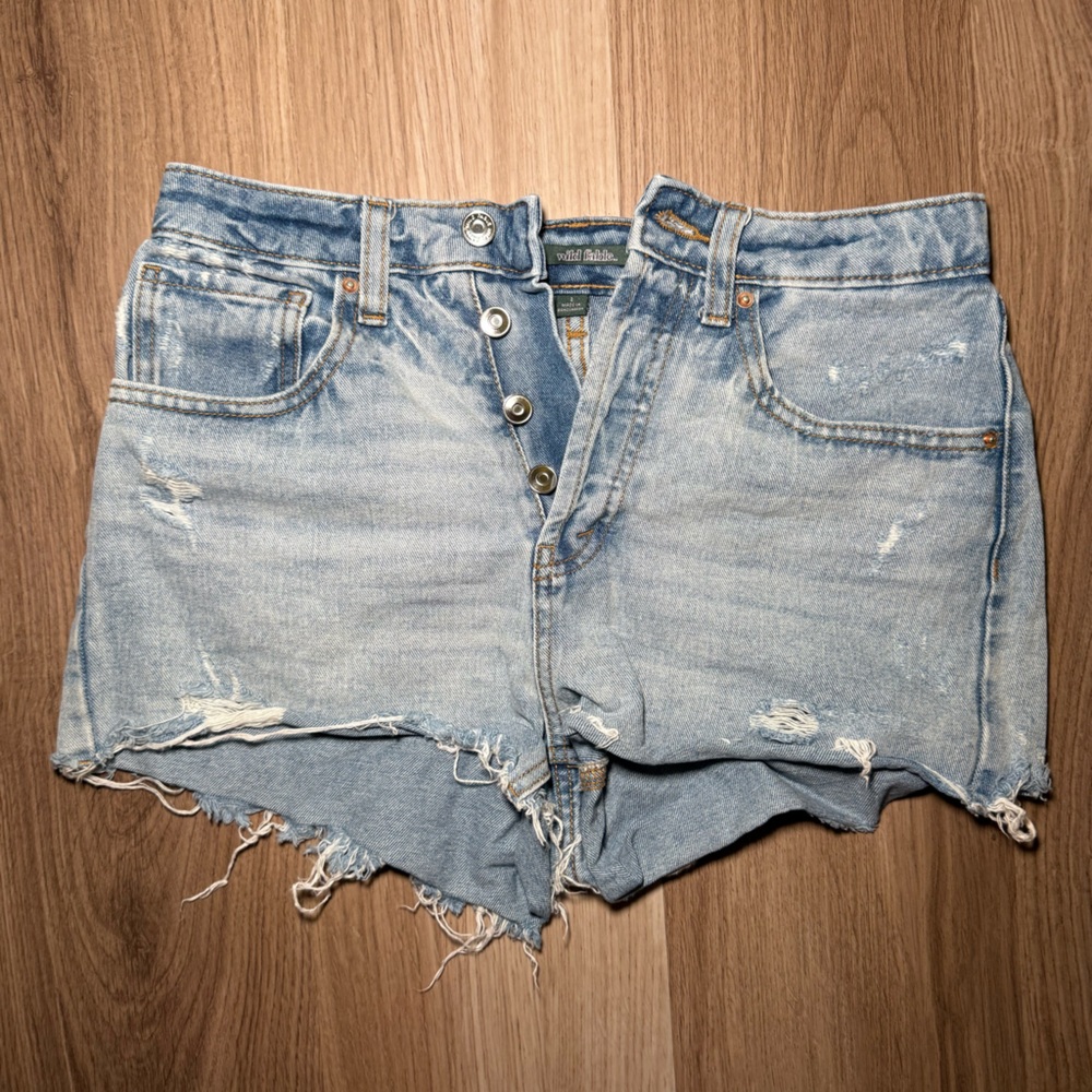 Denim shorts